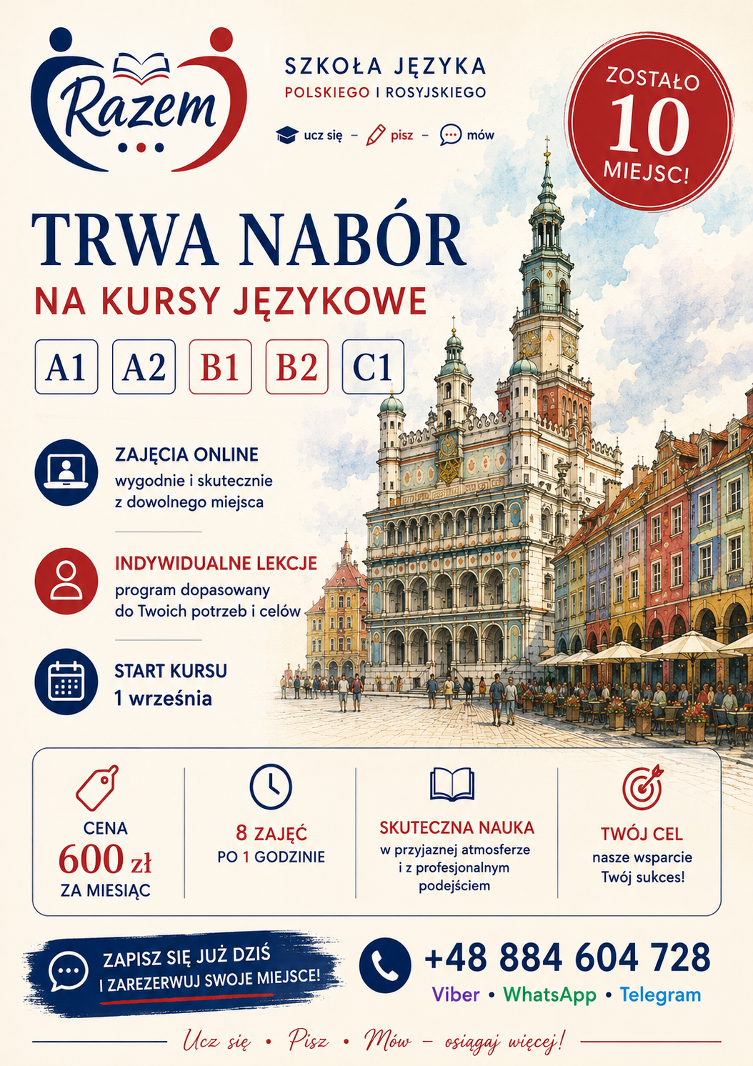 Materiały promocyjne szkoły Razem