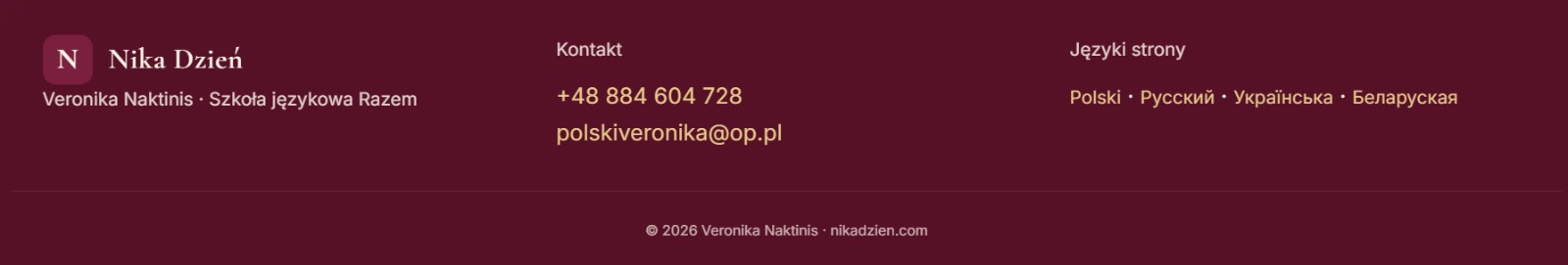 Materiał wizualny projektu autorskiego